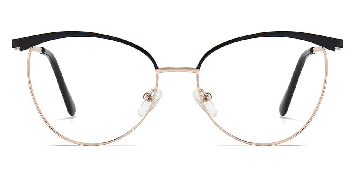 Black Nina - Oval Glasses
