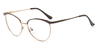 Brown Nina - Oval Glasses