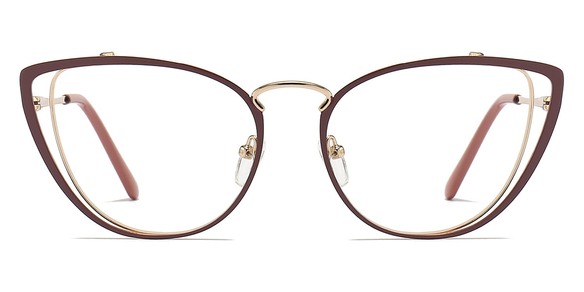 Cameo Brown - Cat eye Glasses - Olive