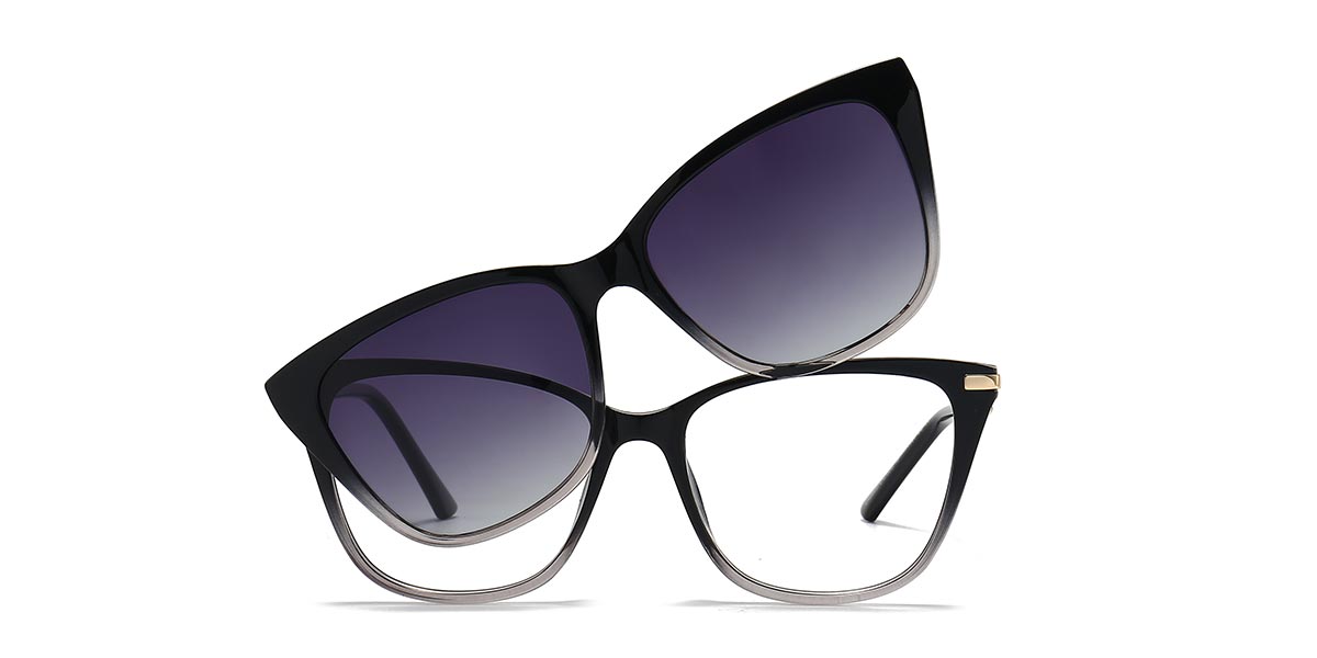 Farbverlauf schwarz Ronan - Square Glasses