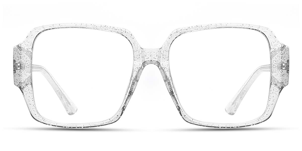 Transparent Hannah - Square Glasses