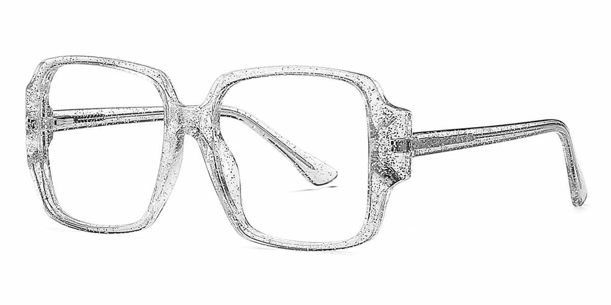 Transparent Hannah - Square Glasses