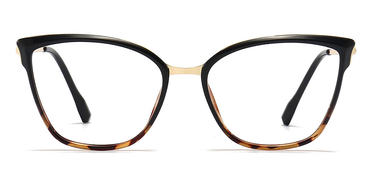 Black Tortoiseshell Avery - Cat eye Glasses
