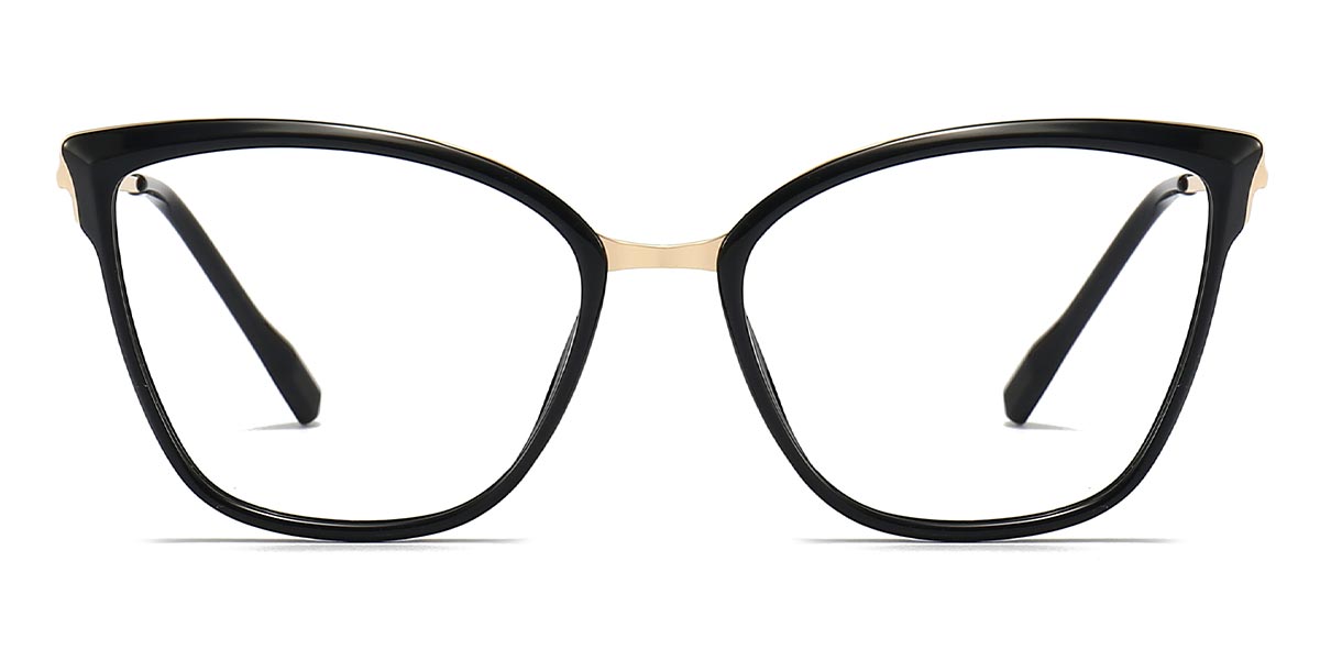 Black - Cat eye Glasses - Avery