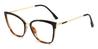 Black Tortoiseshell Avery - Cat Eye Glasses