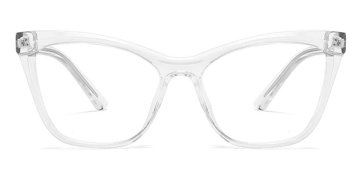 Clear Ember - Cat eye Glasses