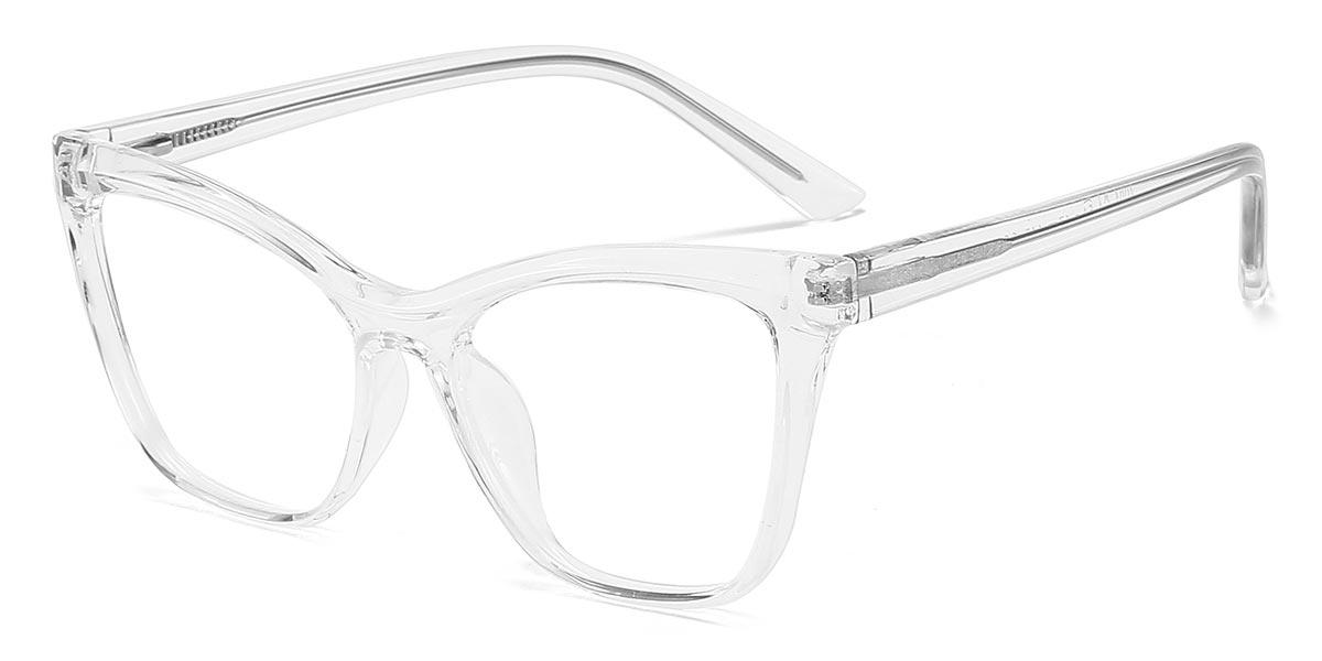Clear Ember - Cat Eye Glasses