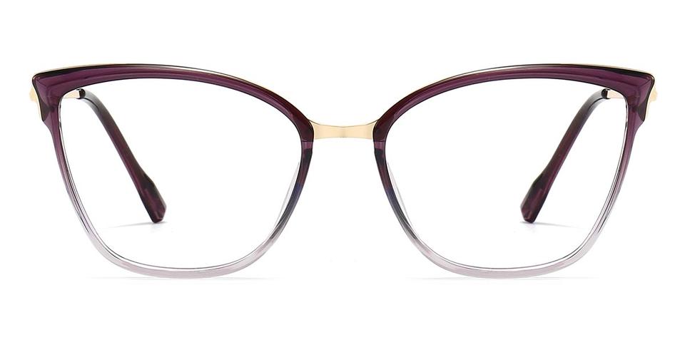 Gradient Purple Avery - Cat Eye Glasses