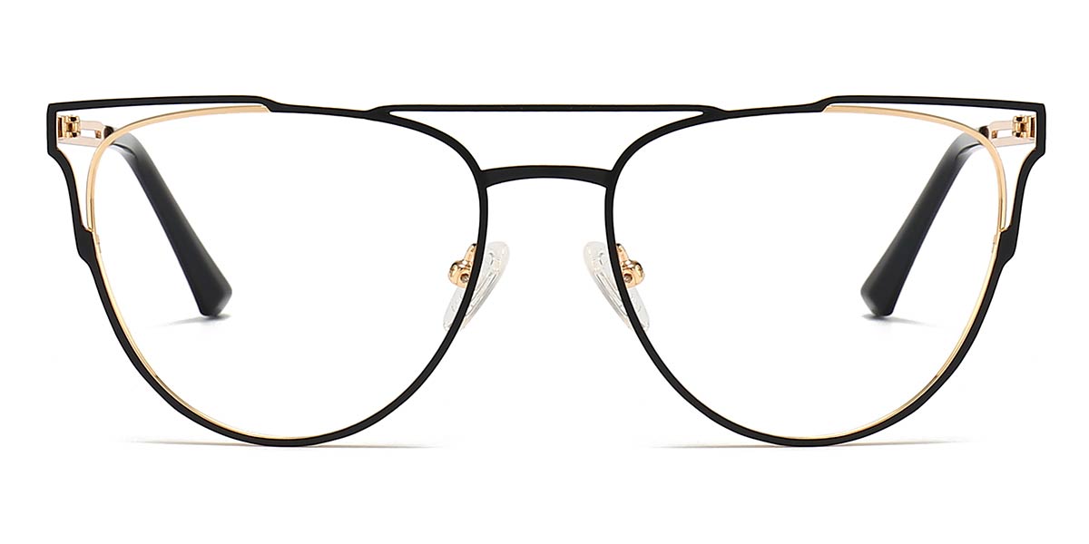 Black - Oval Glasses - Steven