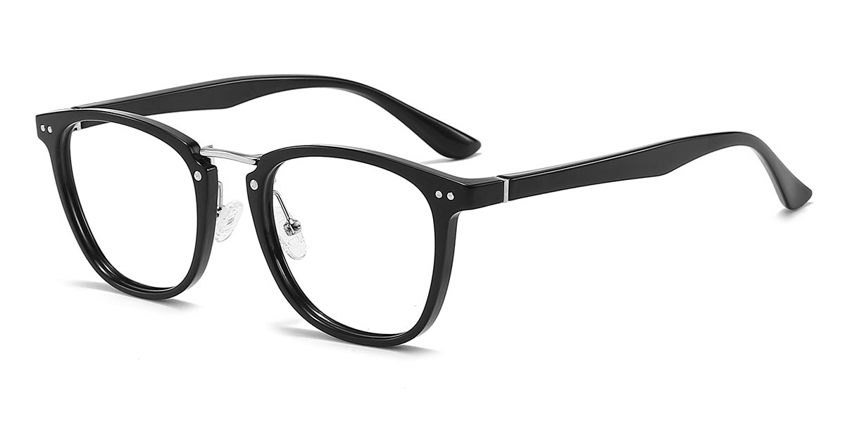 Black - Square Glasses - Yara