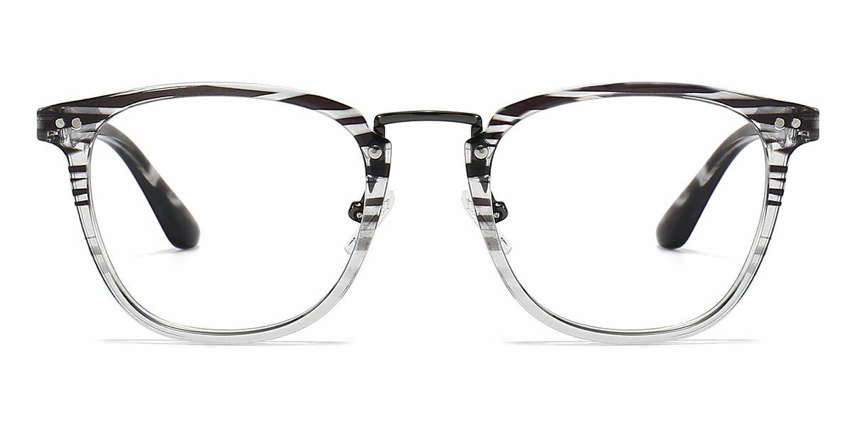 Grey Woodgrain Yara - Square Glasses
