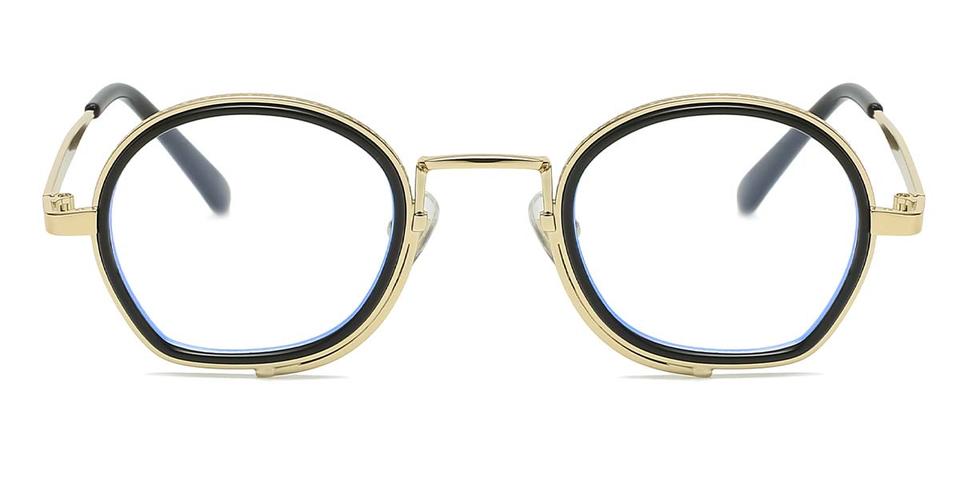 Black Gold Alaya - Oval Glasses