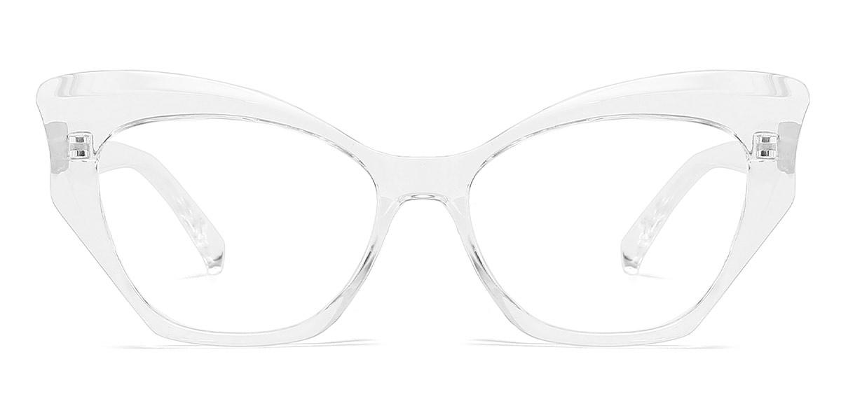 Transparent Abigail - Cat Eye Glasses