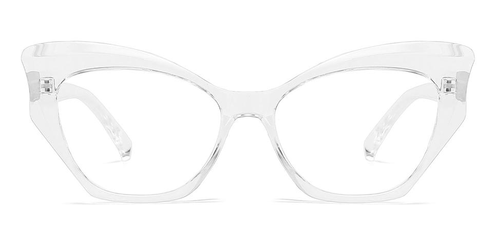 Clear Abigail - Cat Eye Glasses