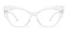 Transparent Abigail - Cat Eye Glasses