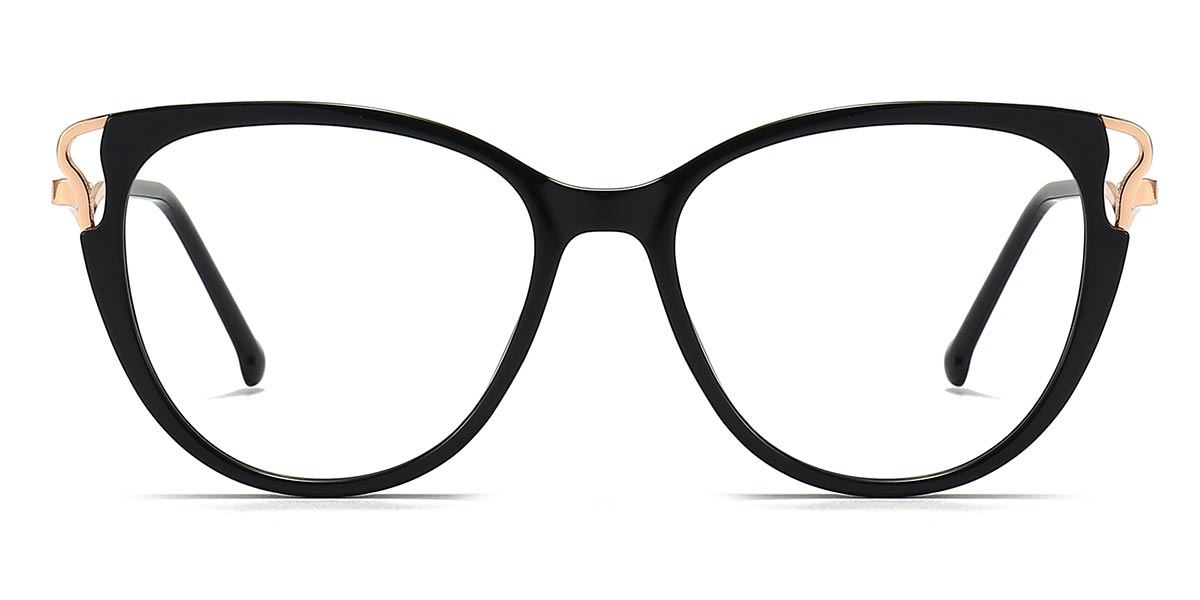 Black Odette - Cat eye Glasses