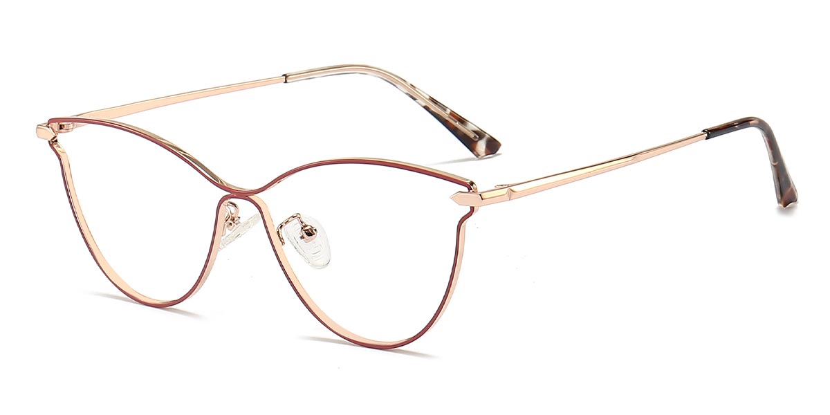 Cameo Brown - Cat eye Glasses - Hana