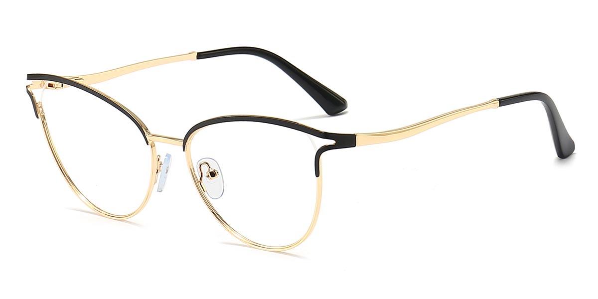 Black Gold Emmy - Cat Eye Glasses