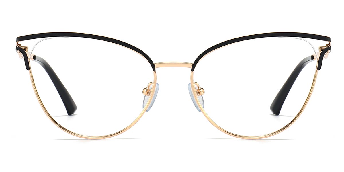 Black - Cat eye Glasses - Emmy