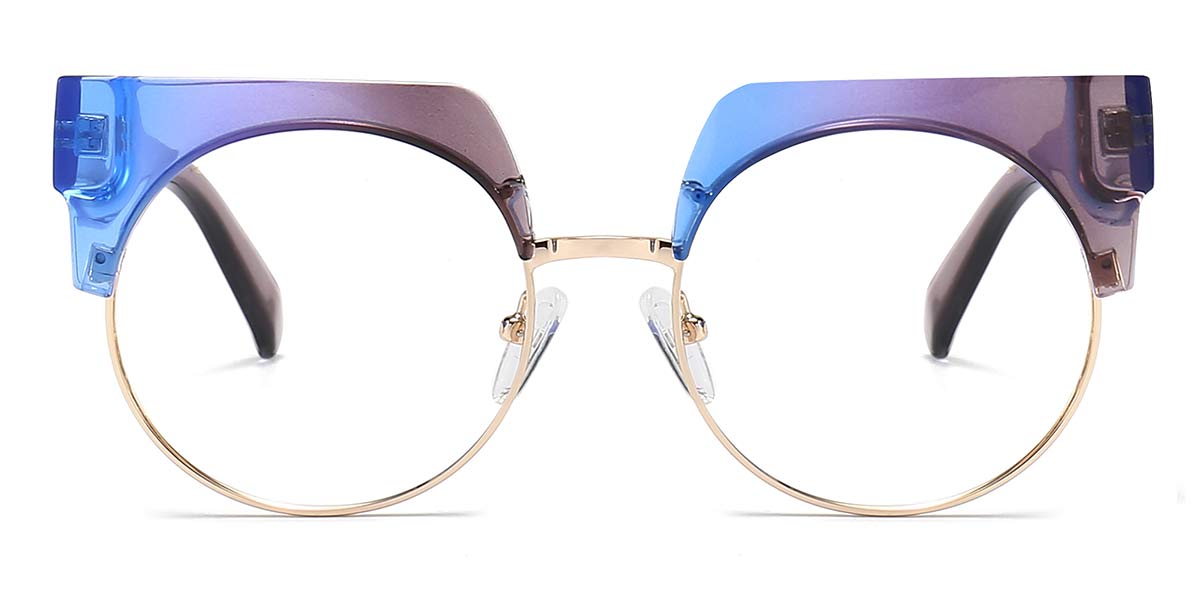 Blue Purple - Round Glasses - Lexi