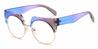 Blue Purple Lexi - Round Glasses
