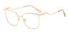 Gold Pink Jaylen - Square Glasses