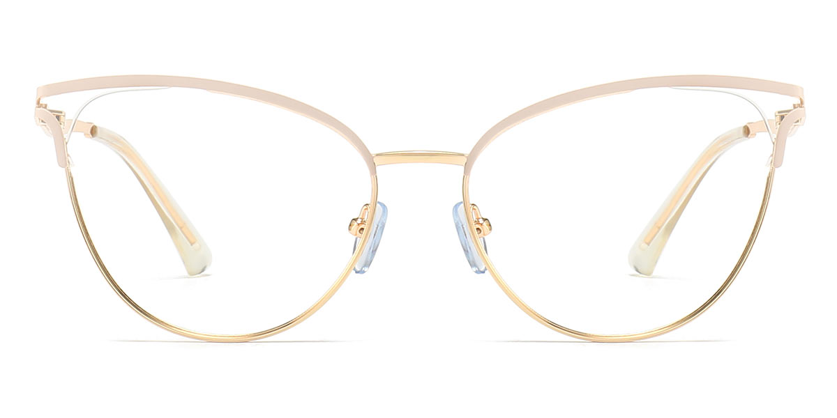 Nude Pink - Cat eye Glasses - Emmy