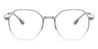 Grey Clear Amy - Oval Glasses