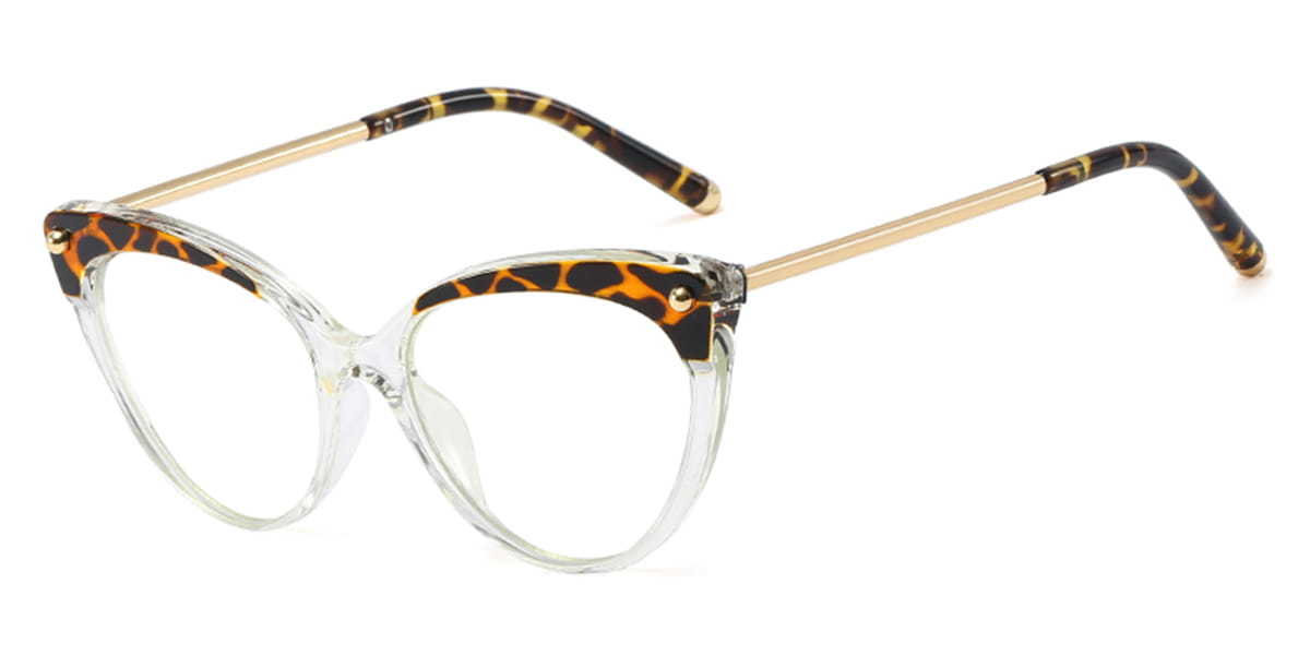 Clear Tortoiseshell Parasha - Cat Eye Glasses