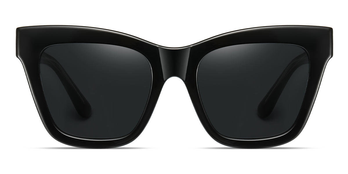 Black Grey Ethan - Cat Eye Sunglasses