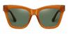 Orange Dark Green Ethan - Cat Eye Sunglasses