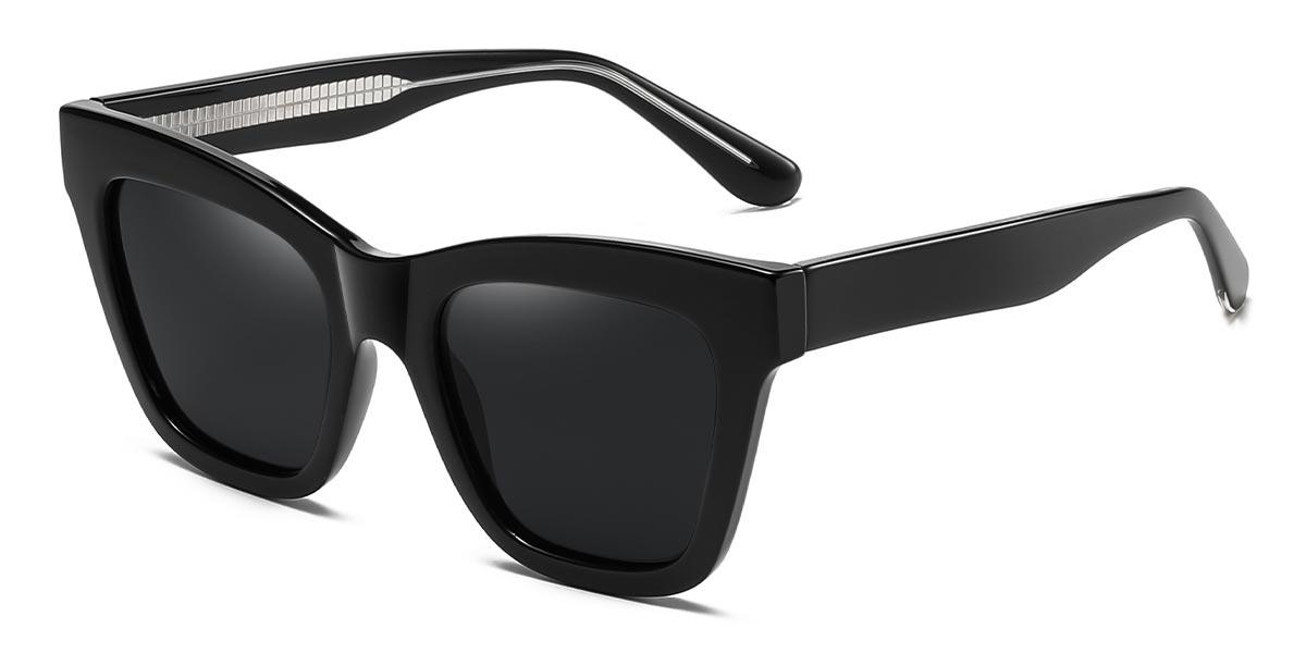 Black Grey Ethan - Cat Eye Sunglasses