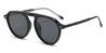 Black Grey Mateo - Round Sunglasses