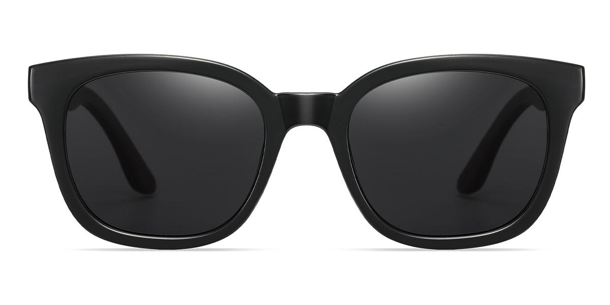Black Grey - Square Sunglasses - Lucas