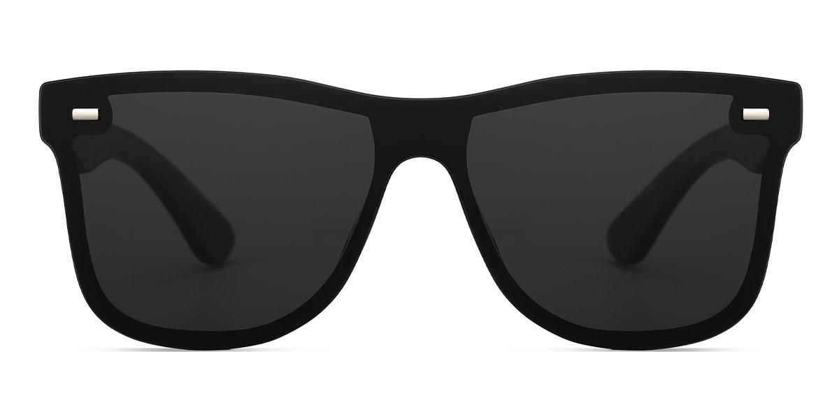 Deep Grey Amelia - Square Sunglasses