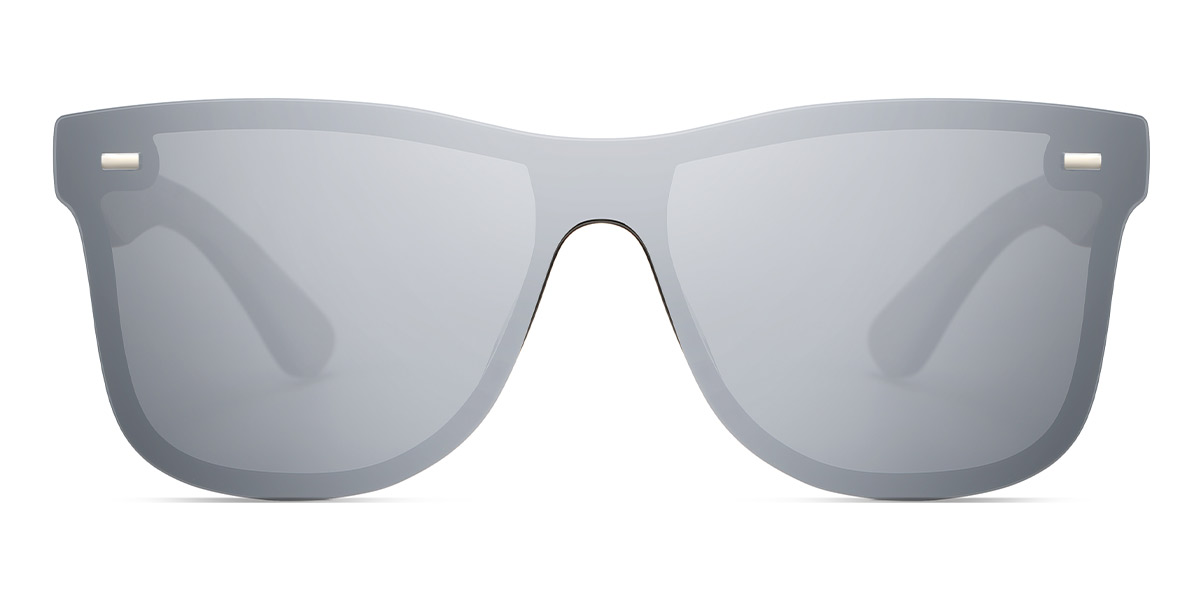 White Mirror - Square Sunglasses - Amelia