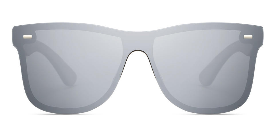 White Mirror Amelia - Square Sunglasses