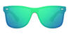 Green Mirror Amelia - Square Sunglasses