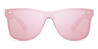 Pink Mirror Amelia - Square Sunglasses