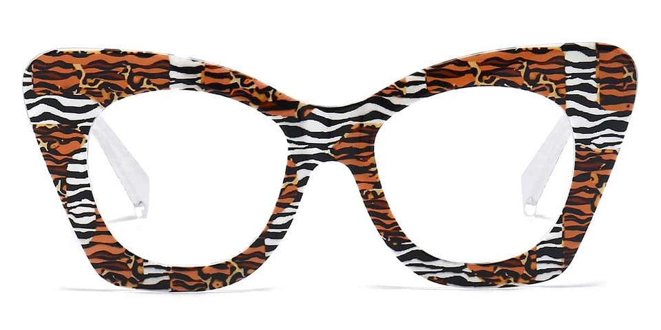 Tiger Stripe Sasha - Cat Eye Glasses
