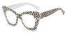 White Tortoiseshell Sasha - Cat Eye Glasses