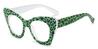 Green Tortoiseshell Sasha - Cat Eye Glasses