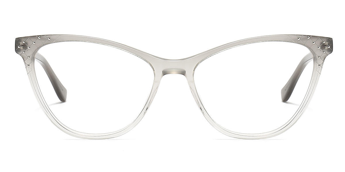 Gradient Grey Carly - Cat Eye Glasses