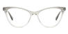 Gradient Grey Carly - Cat Eye Glasses
