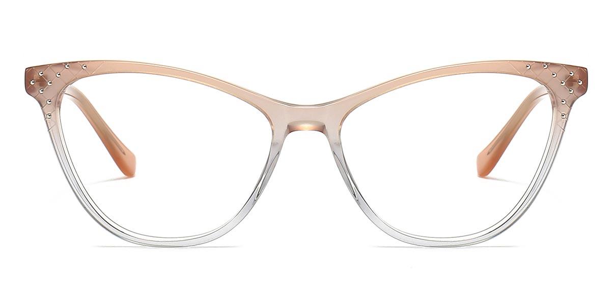 Pink Grey Carly - Cat Eye Glasses