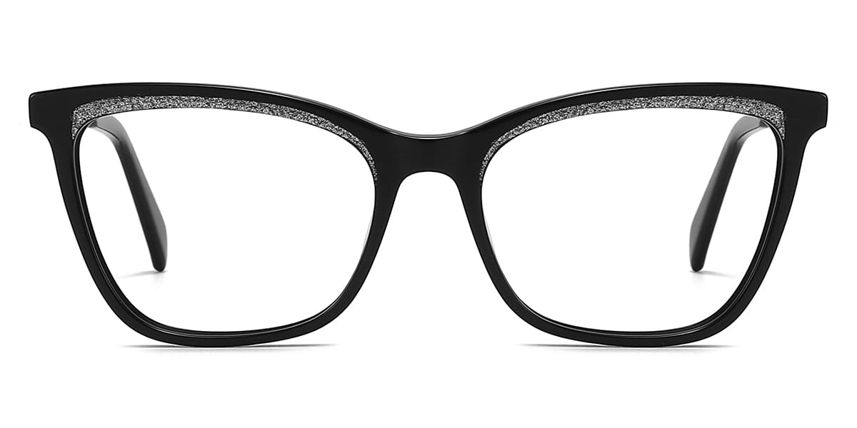 Black - Square Glasses - Marie