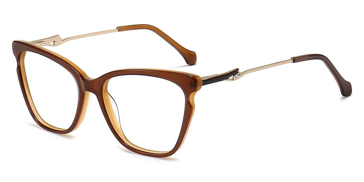 Brown Halo - Cat Eye Glasses