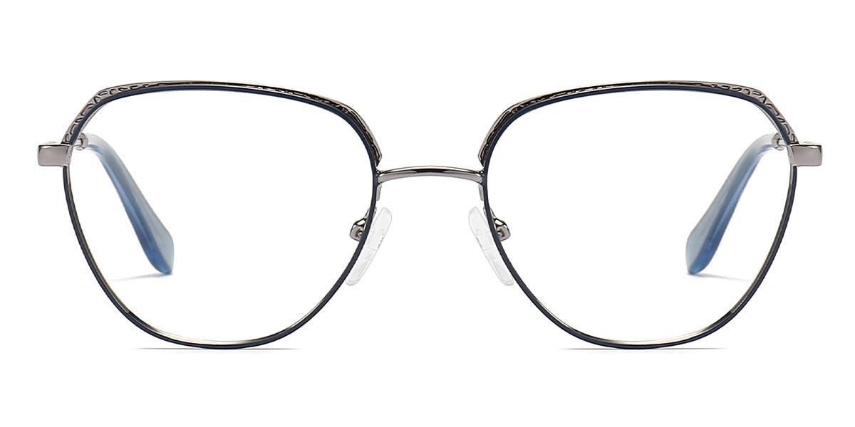 Blue Kori - Oval Glasses