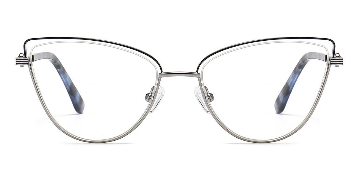 Silver Kyro - Cat Eye Glasses