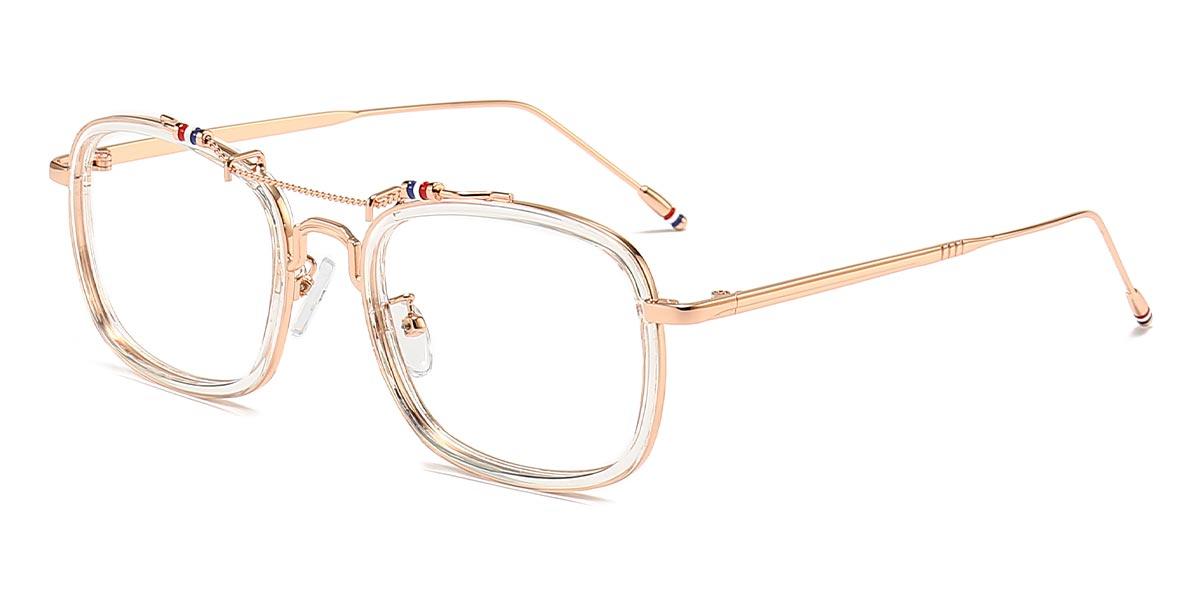 Transparent Desmond - Oval Glasses